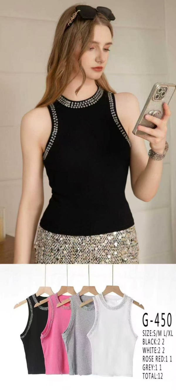 Bluzki damskie Roz S/M-L/XL, Mix Kolor .Paczka 10 szt